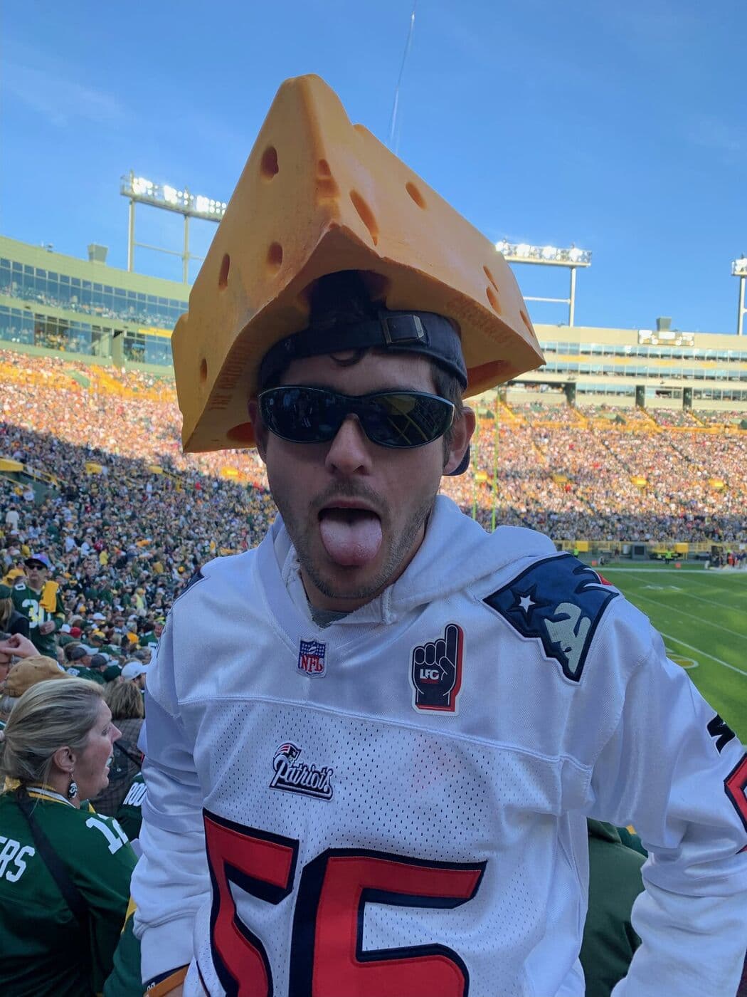Griffin Whitman: honorary cheesehead